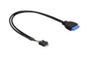 USB Kabel - DeLOCK USB cable - 19 pin USB 3.0 header to 8 pin USB 2.0 header - 30 cm - 83095