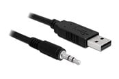 Netzwerkadapter (Netzkarte, Druckserver, u.s.w.) - DeLOCK Converter USB 2.0 > Serial-TTL 3.5 mm stereo jack (5 V) - 83115
