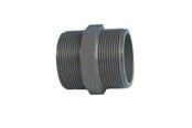 Kunststoffrohre und Zubehör - +GF+ Reducing nipple tp pvc grey 1 1/2" x 1 1/4" - RV0NRF50E