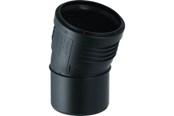 Entwässerungsprodukte - Geberit silent bend 15 ° 110mm mf black pp - 184834110
