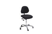 Haus & Garten - Global Office chair with euromatic seat mechanism and easy-running castors - black wool - 61302022