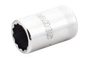 Haus & Garten - BAHCO 1/2 square drive sockets with metric bi-hex profile 19 mm - 7800DM-19
