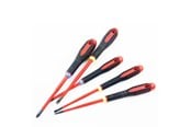 Handwerkzeuge  - BAHCO 9882sl insulated  slotted screwdrivers 5 pcs 1000v -  slimblade be-9882sl pz/lk - BE-9882SL