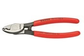 Werkzeuge für elektrische Arbeiten - KNIPEX cable shears 95 11 65 a sb twin cutting edge - 95 11 165 A SB
