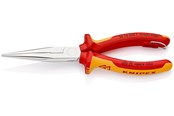 Werkzeuge für elektrische Arbeiten - KNIPEX Flachrundzangen mit Schneide, (Storchschnabelzangen) - 26 16 200 T