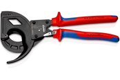 Werkzeuge für elektrische Arbeiten - KNIPEX Kabelschneider, (Ratschenprinzip, Dreigang) - 95 32 320