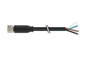 Sensortechnik - Murrelektronik M8 female 0° with cable pvc 4x0.25 bk ul/csa 5m 7000-08061-6110500 - 7000-08061-6110500