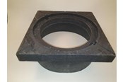 Wasserversorgungsprodukte - Gavatec Square frame for water meter cover ø400 mm in plastic - 14 5820.860
