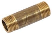 Gewindestücke - Isiflo Barrel nipple brass 12 x 150 mm - 048415004