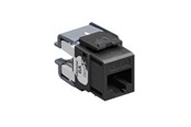 Kupferverkabelung - Leviton Extreme cat 6a utp jack 110-style - black - 6110G-RE6
