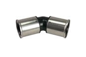 Alu pex Systeme - Henco press bend 45° 63 x 63 mm - 27PK-6363