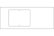 Tabletts, Schienenverteiler und Armaturen - Tehalit Cover for double module fuga pw 2se/brh 132 ph - 2SE/BRH 132 PH