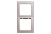 Schaltereinheiten - Berker Frame 2gang berker s1 polar white - 10129909