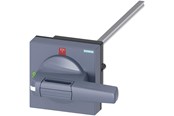 Komponenten für Schaltkästen und Schränke - Siemens Door mounted rotary operator standard with tolerance compensation size 100x100 shaft 8 x 8 300mm 0 - i complete unit handle size 100mm - 8UD1141-2AF21