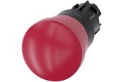 Druckknöpfe und Signalgeräte - Siemens Em stop mushroom pushbutton 40mm red - 3SU1000-1HB20-0AA0