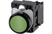 Druckknöpfe und Signalgeräte - Siemens Pushbutton green - 3SU1100-0AB40-1BA0