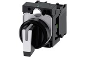 Druckknöpfe und Signalgeräte - Siemens Selector switch i-o-ii black white - 3SU1100-2BL60-1NA0