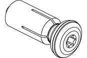 Schaltkästen und Schränke - Cubic Cover screw w/washer - 3050-3800