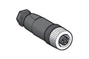 Sensortechnik - TELEMECANIQUE SENSORS Plug m12 5 pol female straight metal - XZCC12FDM50B