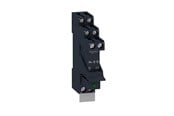 Komponenten für Schaltkästen und Schränke - Schneider Electric Zelio rsb plug-in relay premounted in socket with varistor and legend 1 c/o 16a contact and 230vac supply - RSB1A160P7PV