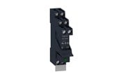 Komponenten für Schaltkästen und Schränke - Schneider Electric Zelio rsb plug-in relay premounted in socket with diode and legend 1 c/o 16a contact and 24vdc supply - RSB1A160BDPV