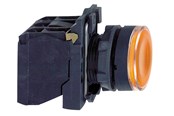 Druckknöpfe und Signalgeräte - Schneider Electric Harmony lamp print complete with led and flat printing surface with spring return in orange color 24vac / dc supply 1xno + 1xnc xb5aw35b5 - XB5AW35B5