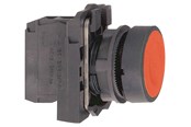 Druckknöpfe und Signalgeräte - Schneider Electric Harmony push button complete with spring return and flat touch surface in red color 1xnc xb5aa42 - XB5AA42
