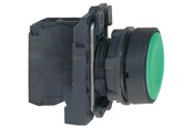 Druckknöpfe und Signalgeräte - Schneider Electric Harmony push button complete with spring return and flat touch surface in green color 1xno xb5aa31 - XB5AA31