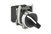 Druckknöpfe und Signalgeräte - Schneider Electric Harmony rotary switch complete with 3 positions with spring return from right and left to center 2xno xb4bd53 - XB4BD53