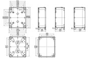 Schaltkästen und Schränke - Schneider Electric Abs ind box 241x192x87 lo tr - NSYTBS24198