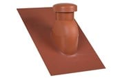 Dach und Fassade - SABETOFLEX roof hood 5-45° ø160 red pib - UN331600545