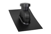 Dach und Fassade - Easy Flex Roofing Sabetoflex roof hood 5-45° ø125 black abs - UNP111250545