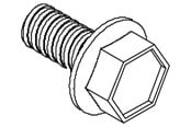 Schaltkästen und Schränke - Cubic Thread forming hex flange head screw din7500 form d - 2012-0816