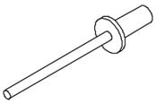 Schaltkästen und Schränke - Cubic Tubular rivet countersunk - 2055-0400