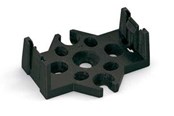 Kabel und Drähte - Winsta Mounting plate 3-pole black - 770-623