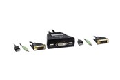 KVM Switches - Inter-Tech KVM-LS-21DA - DVI / USB / Audio - 88887188