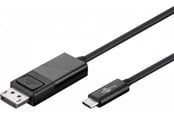 Display Kabel - Pro USB-C - Displayport  - Black - 1.2m - USBC-DP-1.2-B