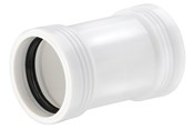 Entwässerungsprodukte - Wavin Wafix pp double socket sleeve ø40 mm white - 1440105