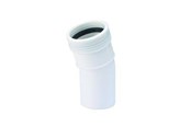 Entwässerungsprodukte - Wavin Wafix pp bend 15° x 32 mm white - 1440300