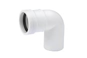 Entwässerungsprodukte - Wavin Wafix pp bend 88.5° x 32 mm white - 1440304