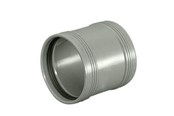 Entwässerungsprodukte - Wavin Wafix pp double socket sleeve 110 mm grey - 1450140