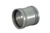 Entwässerungsprodukte - Wavin Wafix pp double socket ø50 mm grey - 1450210