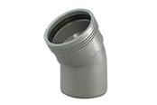 Entwässerungsprodukte - Wavin Wafix pp bend 30° x 50 mm grey - 1450311