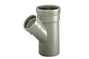 Entwässerungsprodukte - Wavin Wafix pp branch 45° ø75 x ø75 mm grey - 1450423