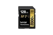 Speicherkarten - Lexar Professional Gold 2000x SD - 300MB/s - 128GB - LSD2000128G-BNNNG