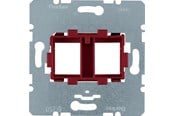 Schaltereinheiten - Berker Supporting plate red 2gang - 454101