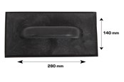 Haus & Garten - Work>it Plaster float 10mm Rubber 140 x 280mm - 76242
