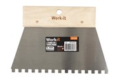 Haus & Garten - Work>it Notched trowel - 180mm - 6mm - 76436