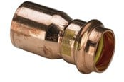 Druckrohre und Armaturen - Viega Profipress G reduction 18 x 15 mm copper - 346553