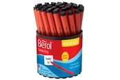 Utensilien zum Schreiben und Zeichnen - Berol Schreibstifte, 0,7mm, runde Form, 42er Pack, Schwarz - 2066664